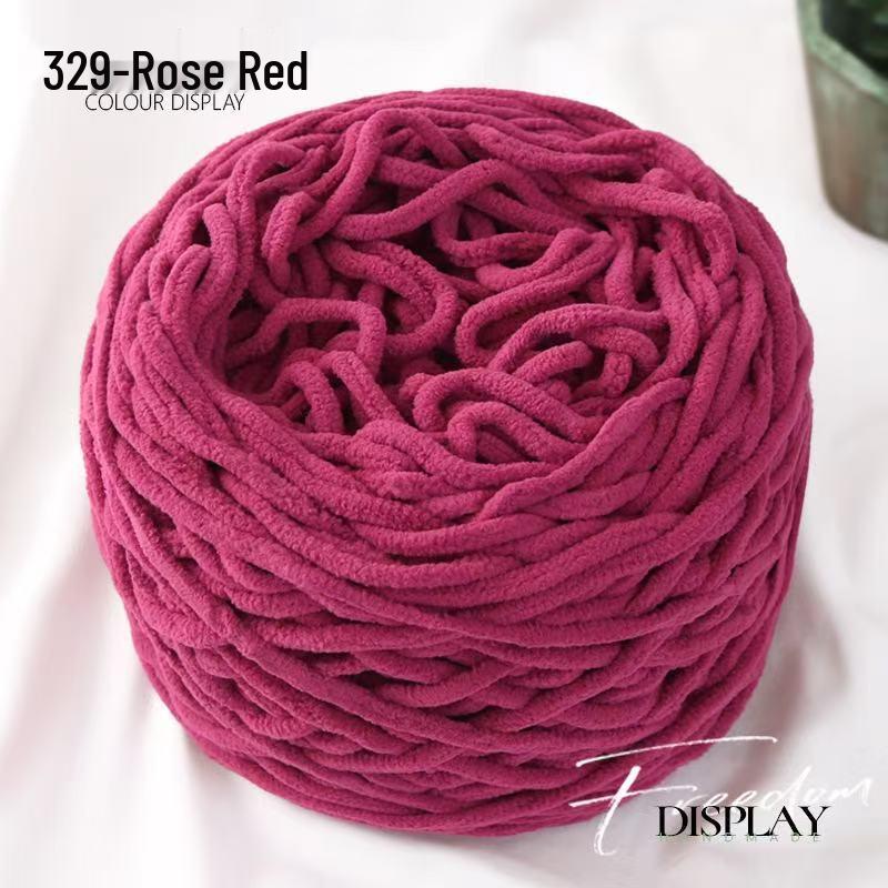 New 3.8 Liang Colored Ice Yarn: Thick Single-Strand for Crochet - Ideal for Shoes, Slippers, Scarves, and Seat Cushions.
New 3.8 Liang Colored Ice Yarn: Thick Single-Strand for Crochet - Ideal for Shoes, Slippers, Scarves, and Seat Cushions.