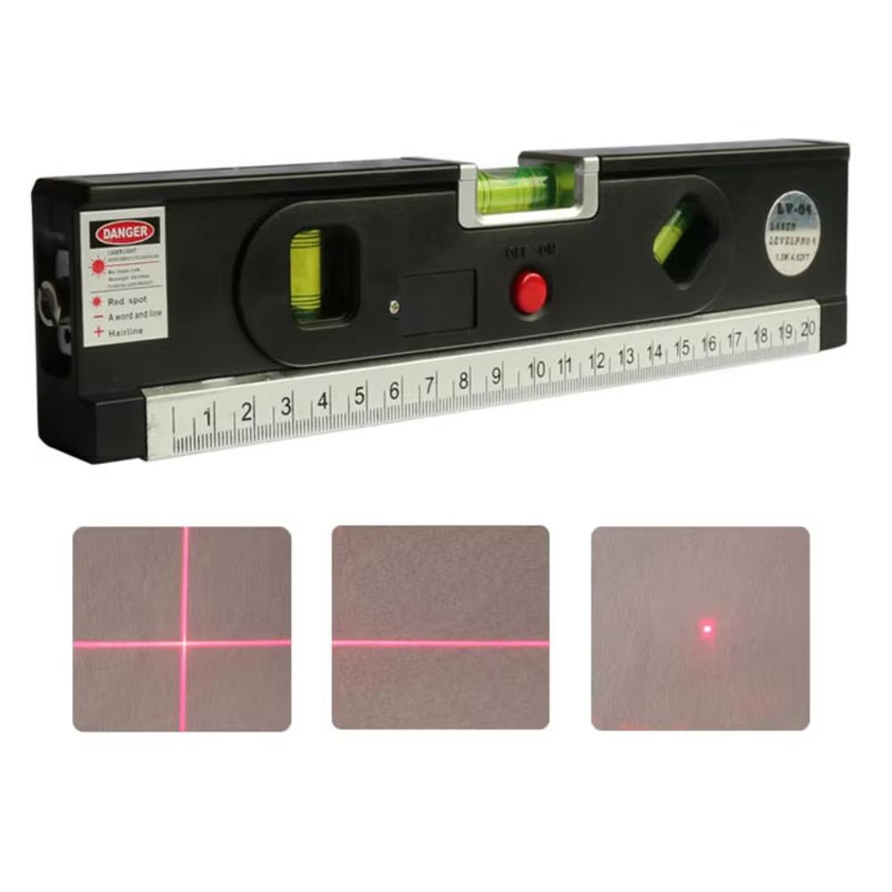 4 in 1 Laser Level Adjustable Vertical Measuring Tape Aligner Construction Laser Level
4 in 1 Laser Level Adjustable Vertical Measuring Tape Aligner Construction Laser Level