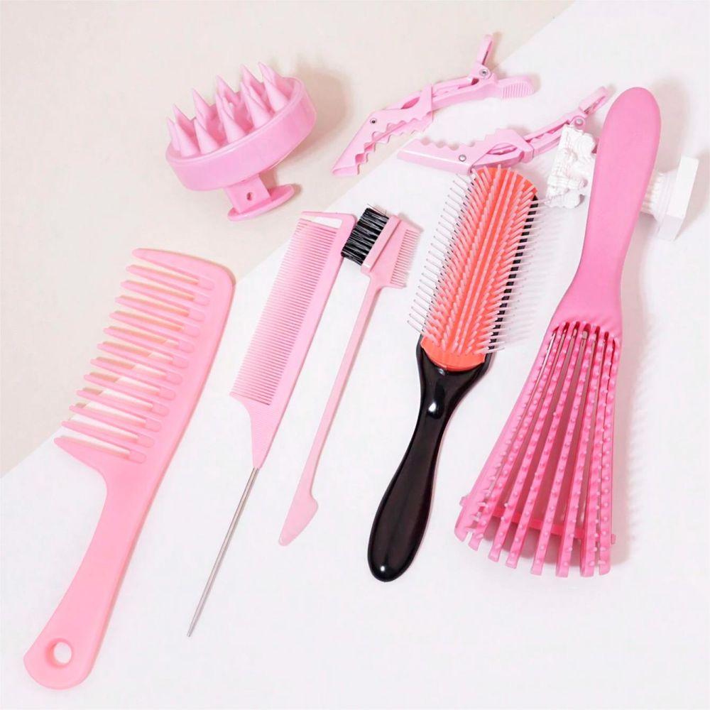 8pcs Styling Tools Set, Including Dyeing Brush, Air Cushion Massage Hair comb,Eight Claw Comb Etc.Household Use Styling Tools чёрный
8pcs Styling Tools Set, Including Dyeing Brush, Air Cushion Massage Hair comb,Eight Claw Comb Etc.Household Use Styling Tools чёрный