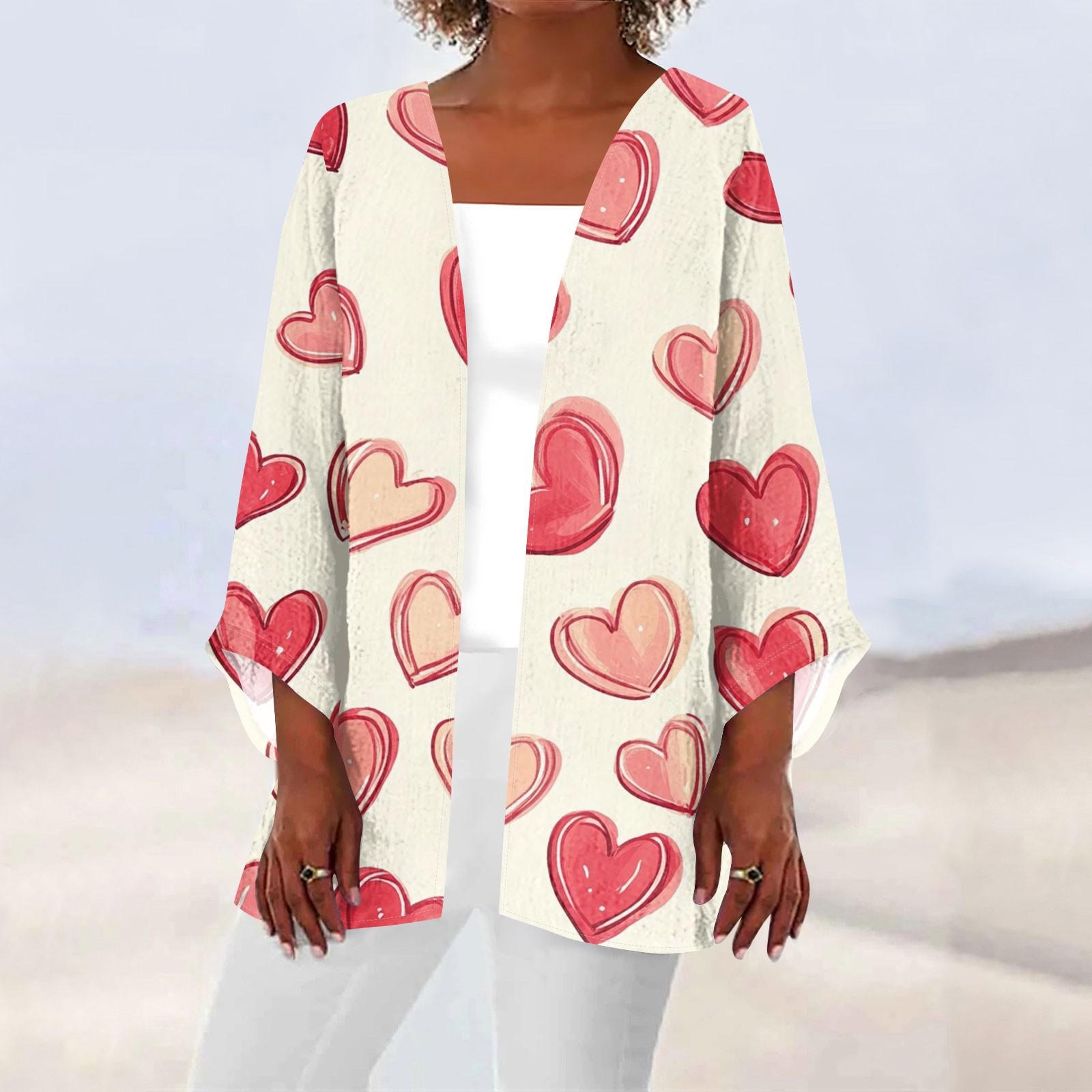 Женская повседневная и модная легкая куртка средней длины с принтом ко Дню святого Валентина, кардиган L бежевый
Женская повседневная и модная легкая куртка средней длины с принтом ко Дню святого Валентина, кардиган L бежевый