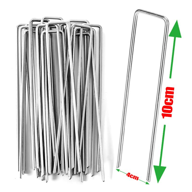 100/10PCS Garden Staples Heavy-duty Fence Tubing Stakes Sod Pins Galvanized Landscape Spike for Holding Lawn Barrier Ground Nail 10PCS
100/10PCS Garden Staples Heavy-duty Fence Tubing Stakes Sod Pins Galvanized Landscape Spike for Holding Lawn Barrier Ground Nail 10PCS