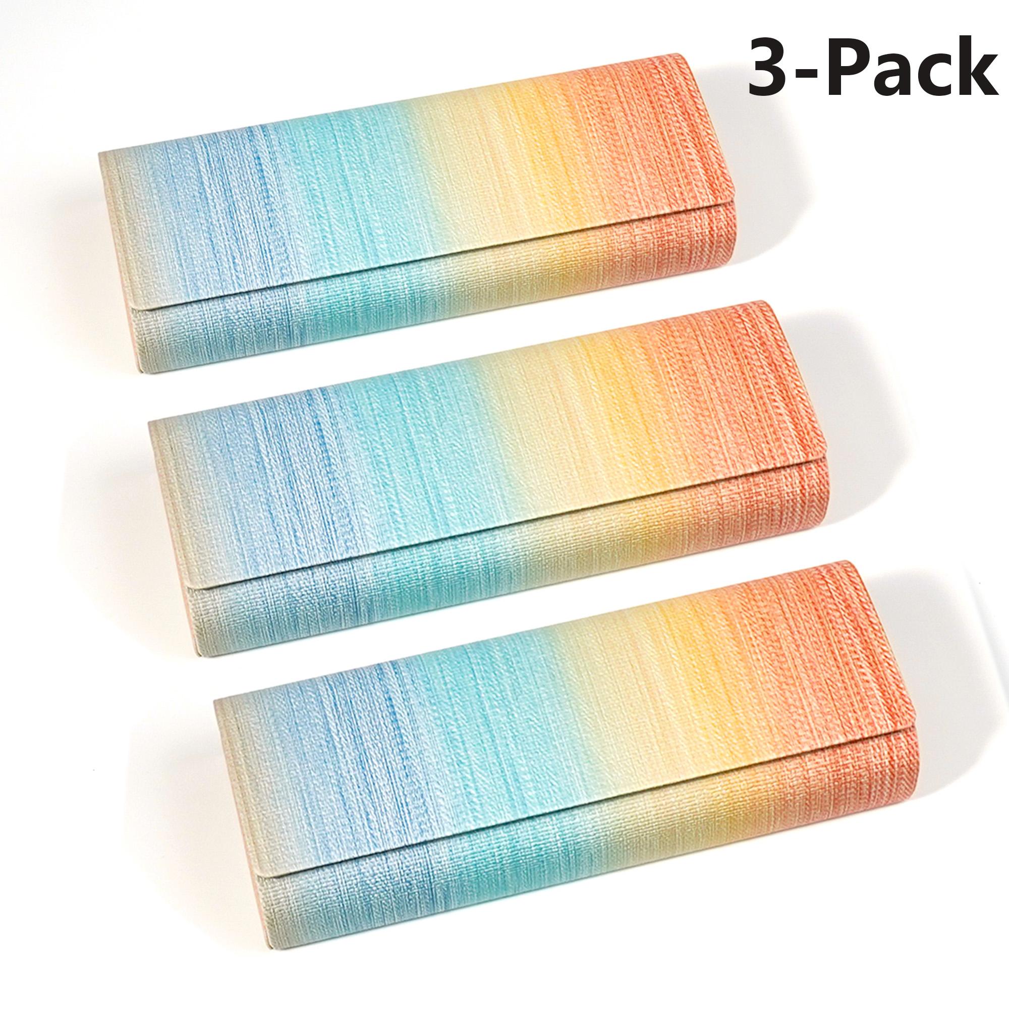 3pcs Color Glasses Case, Eyeglasses Case Hard Shell, Reading Hard Glasses Cases for Women Men
3pcs Color Glasses Case, Eyeglasses Case Hard Shell, Reading Hard Glasses Cases for Women Men