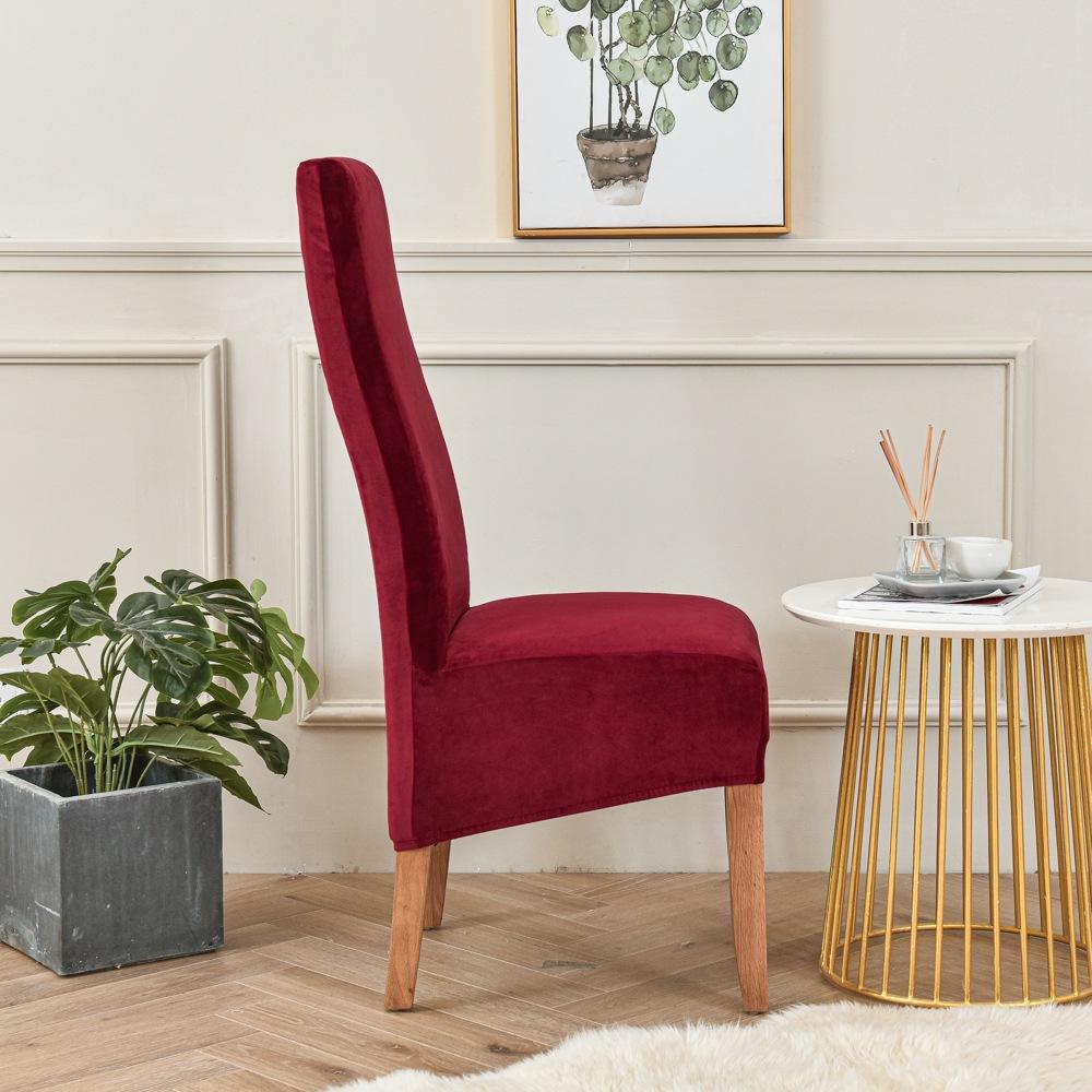 Velvet Fabric Chair Cover XL Large Size Soft Warm High Back Chair Cover for Home Dining Room Wedding Hotel Banquet Spandex 1pc
Velvet Fabric Chair Cover XL Large Size Soft Warm High Back Chair Cover for Home Dining Room Wedding Hotel Banquet Spandex 1pc