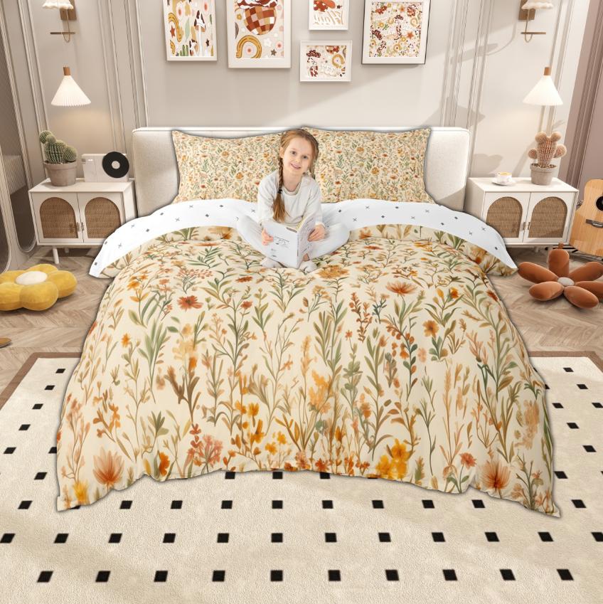 Comforter Homewish Spring Floral For Girls Chic Flower Bedding Set Botanical Blossoms Comforter Set Comforter (quilt)-EU Single(135*200cm)3pcs
Comforter Homewish Spring Floral For Girls Chic Flower Bedding Set Botanical Blossoms Comforter Set Comforter (quilt)-EU Single(135*200cm)3pcs