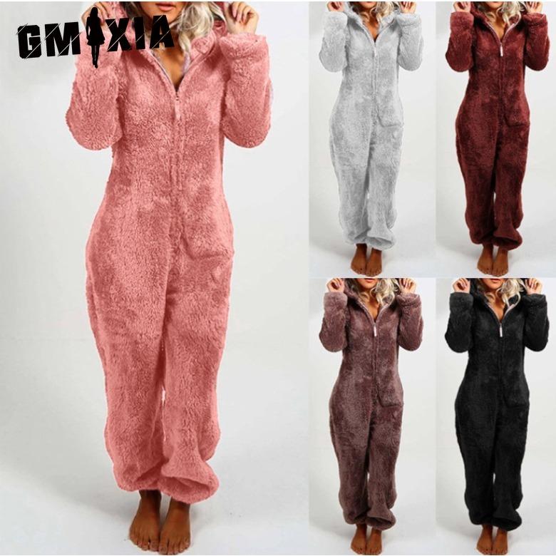GMXIA Autumn and Winter Fleece and Thickened Woolen Jumpsuits, Hooded Pajamas and Women s Wear Pajamas S чорний
GMXIA Autumn and Winter Fleece and Thickened Woolen Jumpsuits, Hooded Pajamas and Women s Wear Pajamas S чорний