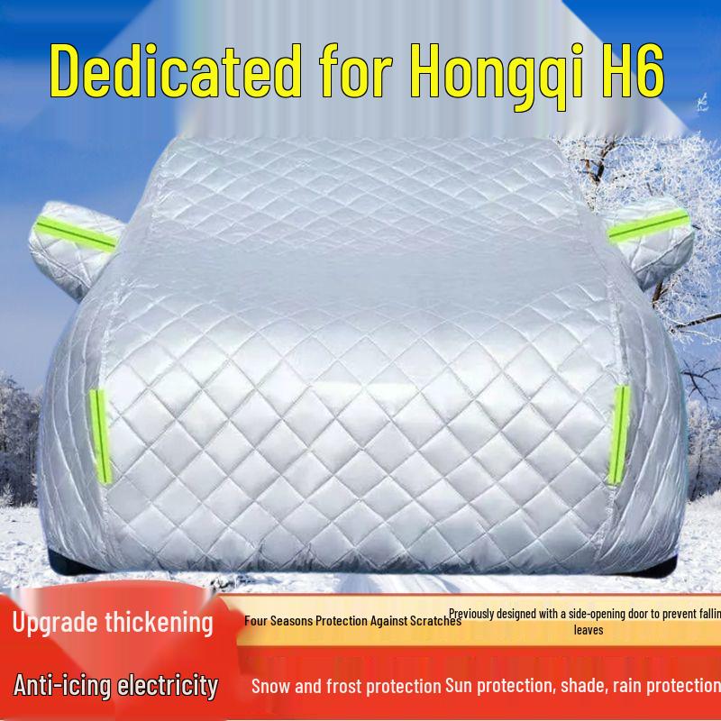 Hongqi H6 2025 Car Cover: Sun/Rain Protection, Thickened Insulation, Snow/Frost/Ice/Hail Guard Thickened Hail Protection All-Season
Hongqi H6 2025 Car Cover: Sun/Rain Protection, Thickened Insulation, Snow/Frost/Ice/Hail Guard Thickened Hail Protection All-Season