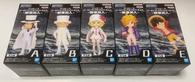 Коллекционная фигурка One Piece World, новая глава, все 5 типов, полная комплектация, издание Egghead
Коллекционная фигурка One Piece World, новая глава, все 5 типов, полная комплектация, издание Egghead