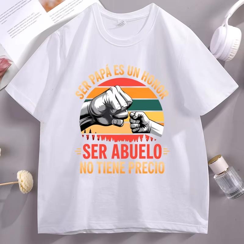 Ser Papa Es Un Honor TShirts Spanish Grandfather T Shirt Retro Grandpa Tshirt Casual pure Cotton Short Sleeve Round Neck Tees 2XL
Ser Papa Es Un Honor TShirts Spanish Grandfather T Shirt Retro Grandpa Tshirt Casual pure Cotton Short Sleeve Round Neck Tees 2XL
