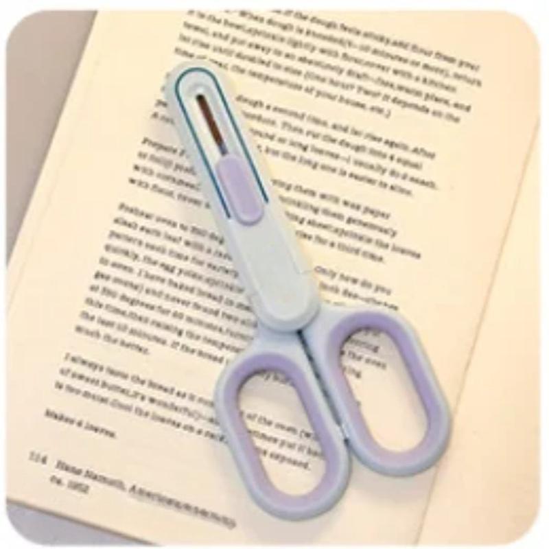 1Pcs Scissors Art Knife Handmade Safety Paper Household Multifunctional Portable Disassembling Express Anti Stick Cutting
1Pcs Scissors Art Knife Handmade Safety Paper Household Multifunctional Portable Disassembling Express Anti Stick Cutting