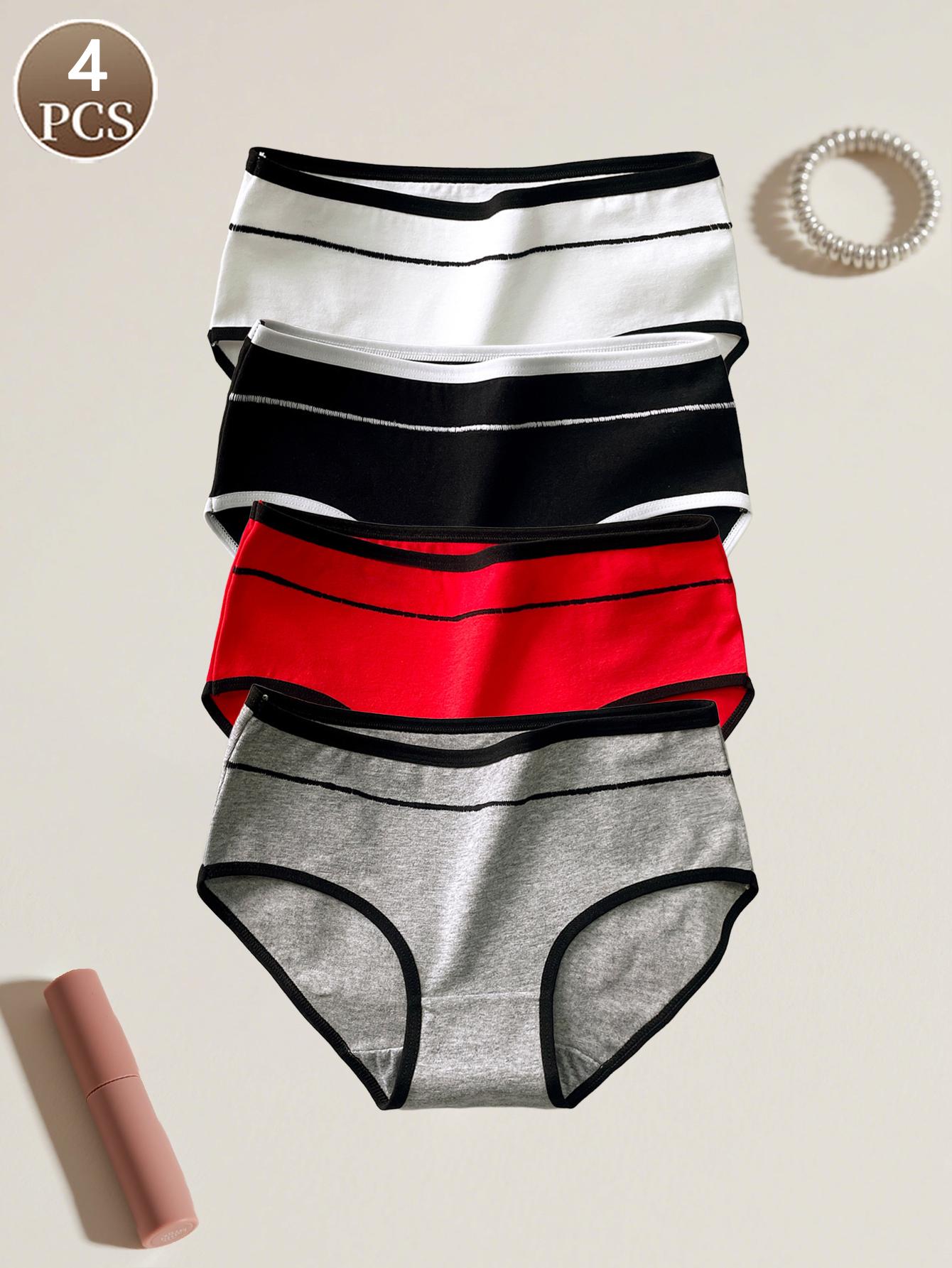 4PCS women s pure cotton underwear fashionable solid color soft and comfortable mid waist seamless casual sports women s briefs 1XL&4pcs
4PCS women s pure cotton underwear fashionable solid color soft and comfortable mid waist seamless casual sports women s briefs 1XL&4pcs