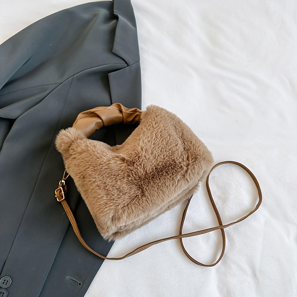 Women s Handbag with Zipper Closure Soft Fluffy Purse,for Phone/Wallet/Lipstick Bag Perfect Gift for Work, Travel, Shopping
Women s Handbag with Zipper Closure Soft Fluffy Purse,for Phone/Wallet/Lipstick Bag Perfect Gift for Work, Travel, Shopping