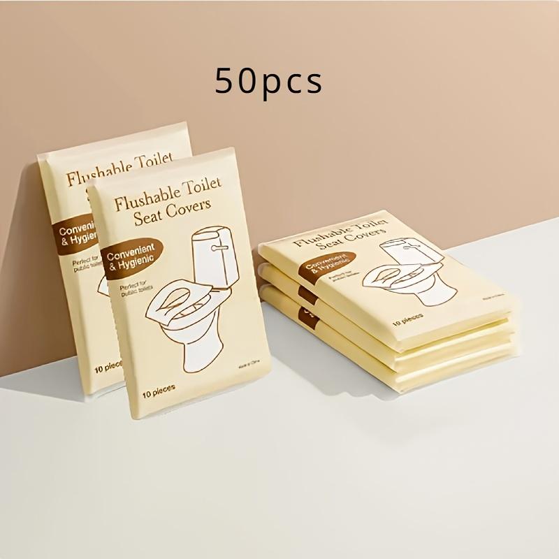 100/50pcs Of Disposable Toilet Seat Covers Extra-Large Flushable Paper Covers For Potty Training Travel Essentials For Public Airplanes Camping 50pcs
100/50pcs Of Disposable Toilet Seat Covers Extra-Large Flushable Paper Covers For Potty Training Travel Essentials For Public Airplanes Camping 50pcs
