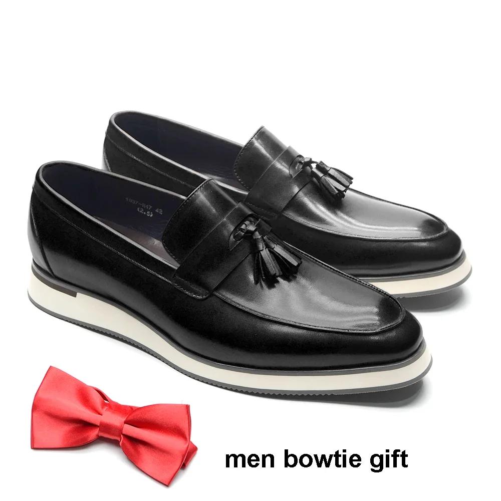XEBOS Handmade Mens Sneakers Genuine Leather Tassel Penny Loafers Man Autumn Casual Business Dark Brown Flat Shoes for Men 46
XEBOS Handmade Mens Sneakers Genuine Leather Tassel Penny Loafers Man Autumn Casual Business Dark Brown Flat Shoes for Men 46