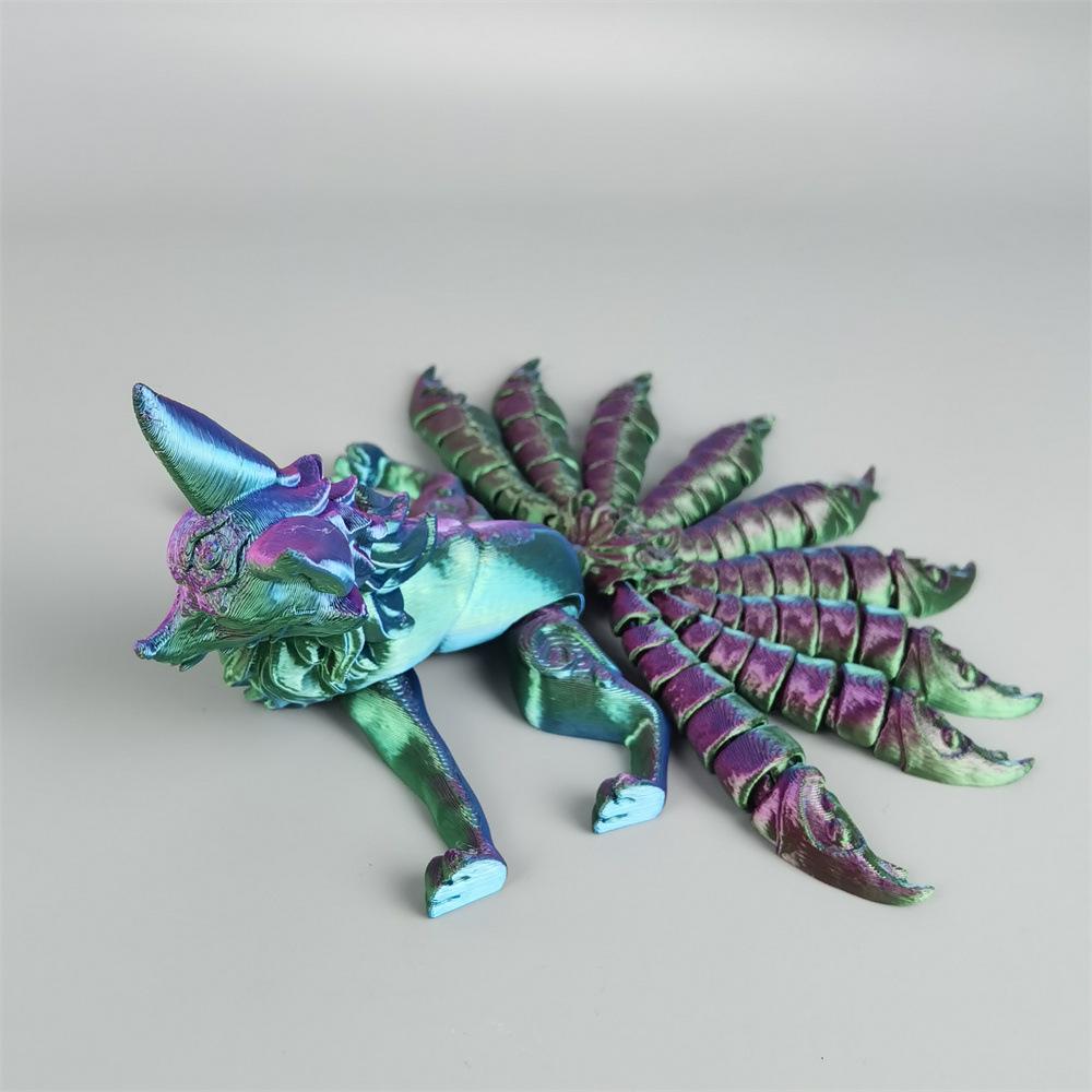 «3D-печатная елочная игрушка в виде девятихвостой лисы — декор на Хэллоуин/Рождество и игрушка для спальни» Boxed
«3D-печатная елочная игрушка в виде девятихвостой лисы — декор на Хэллоуин/Рождество и игрушка для спальни» Boxed