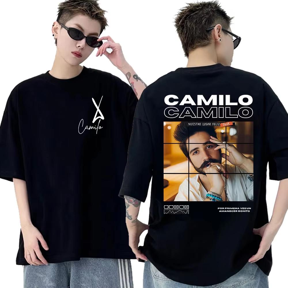 Rapper Camilo Tour Album Graphic Cover TShirt Men Clothing Pop Music Cotton TShirts ONeck Short Sleeve Top summer Streetwear S
Rapper Camilo Tour Album Graphic Cover TShirt Men Clothing Pop Music Cotton TShirts ONeck Short Sleeve Top summer Streetwear S