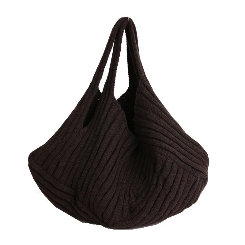 JIAERDI Solid Color Knitted Tote Bag Women Large Capacity Casual Handbag Autumn Winter New Simple Fashion Versatile Shoulder Bag 58x37cm чорний
JIAERDI Solid Color Knitted Tote Bag Women Large Capacity Casual Handbag Autumn Winter New Simple Fashion Versatile Shoulder Bag 58x37cm чорний