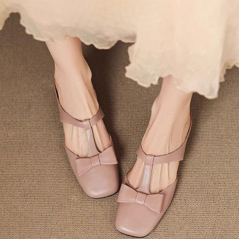 Baotou Half Slippers New Style Sandals Thick-heeled and Low-heeled Shoes 40 рожевий
Baotou Half Slippers New Style Sandals Thick-heeled and Low-heeled Shoes 40 рожевий