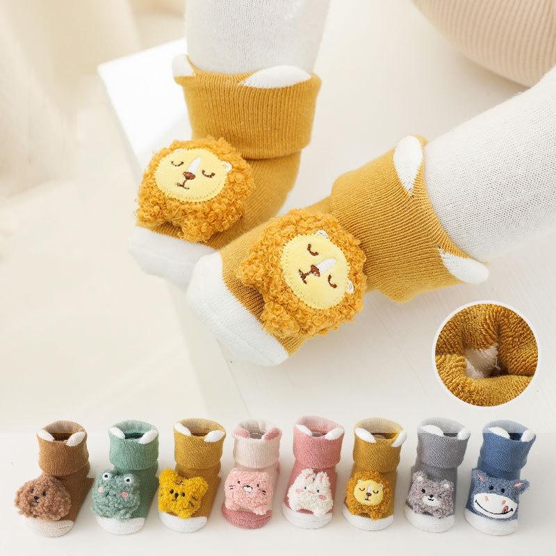0-3Years Newborn Baby Girl Boy Socks Cute Cartoon Animal Socks Non-slip Toddler Floor Socks Winter Thicken Warm Socks for Infant 0-12Month(S)
0-3Years Newborn Baby Girl Boy Socks Cute Cartoon Animal Socks Non-slip Toddler Floor Socks Winter Thicken Warm Socks for Infant 0-12Month(S)