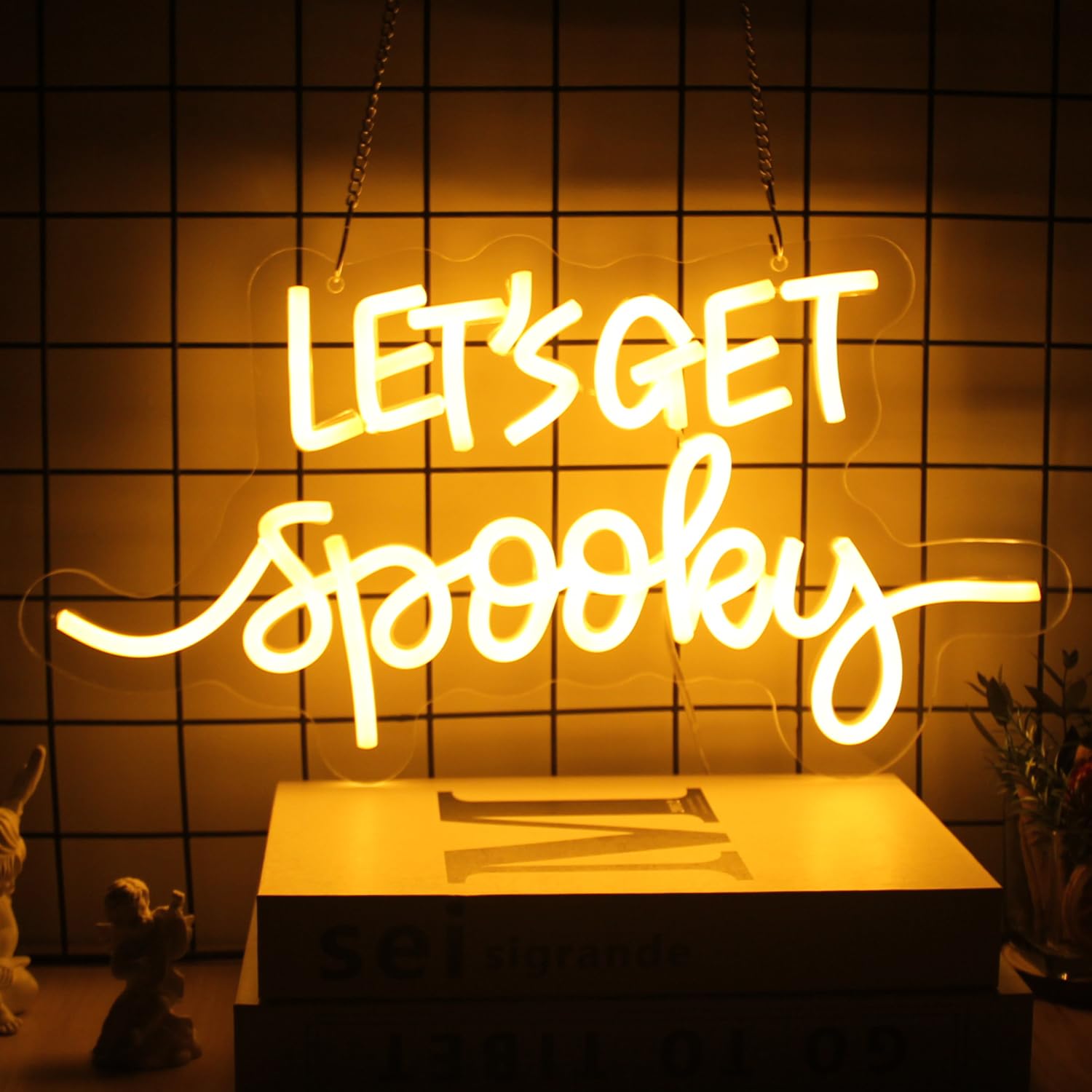Let’s Get Spooky Neon Signs for Wall Decor Led Lights Halloween Ghost Bedroom Bar Party Man Cave Club Pub Door Gifts
Let’s Get Spooky Neon Signs for Wall Decor Led Lights Halloween Ghost Bedroom Bar Party Man Cave Club Pub Door Gifts