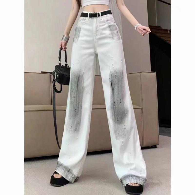 Women s High-Waisted Tie-Dye Wide-Leg Denim Jeans X-Large білий
Women s High-Waisted Tie-Dye Wide-Leg Denim Jeans X-Large білий