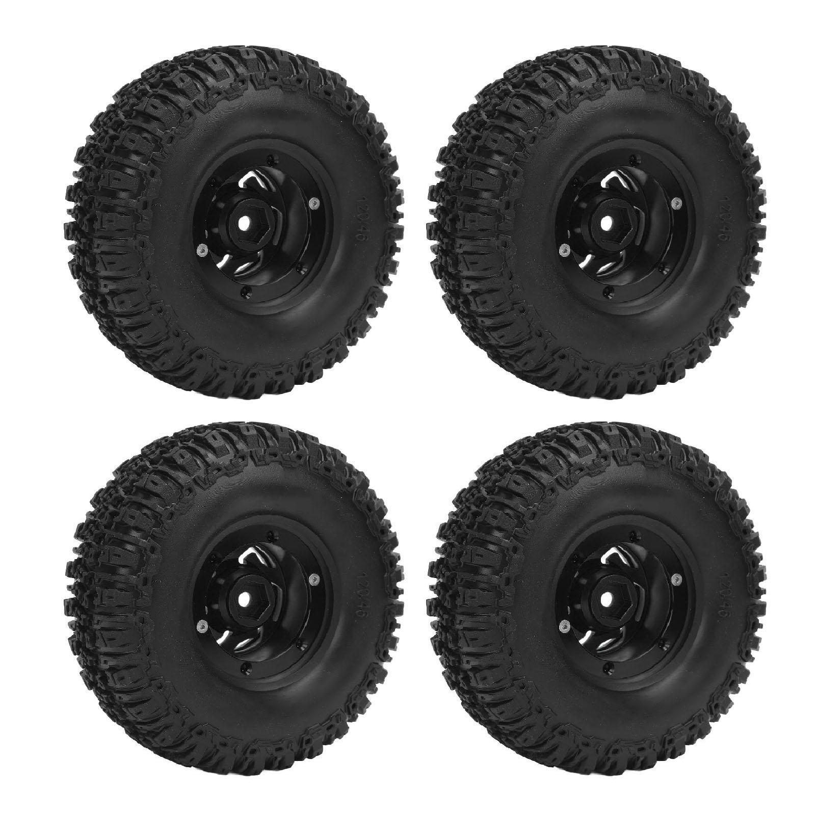 4pcs RC Crawler Wheel Tires Set Stylish Plastic Aluminum Alloy Wheel Hubs Kit for RC Car 120x46mm
4pcs RC Crawler Wheel Tires Set Stylish Plastic Aluminum Alloy Wheel Hubs Kit for RC Car 120x46mm