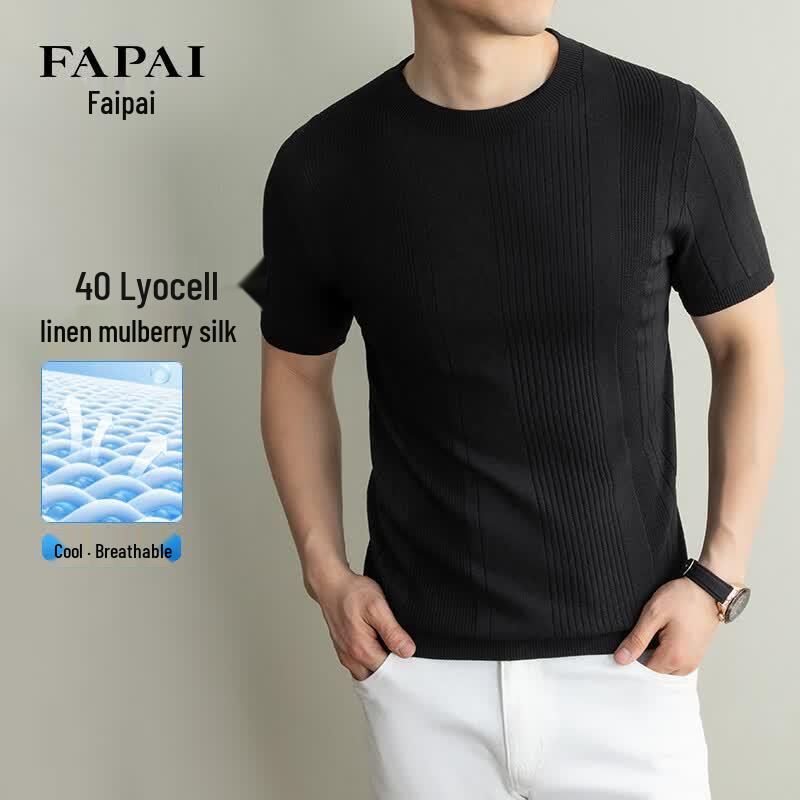 FAPAI Men s Summer Tencel Silk Blend Short Sleeve Tee 2XL
FAPAI Men s Summer Tencel Silk Blend Short Sleeve Tee 2XL