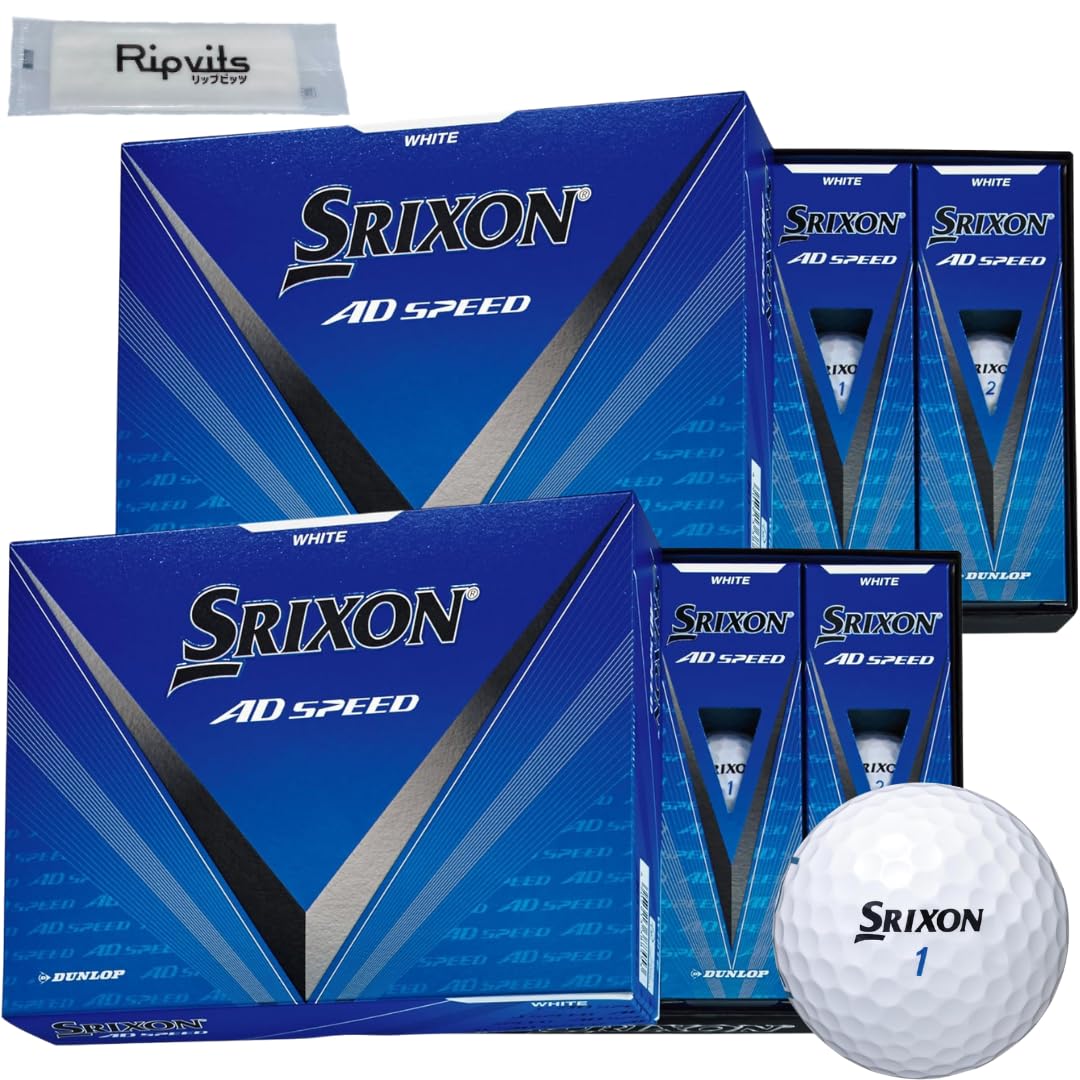 SRIXON AD SPEED White 2 Dozen Set Golf Balls 24 Balls 2024 Cleaning Sheet Set Original
SRIXON AD SPEED White 2 Dozen Set Golf Balls 24 Balls 2024 Cleaning Sheet Set Original