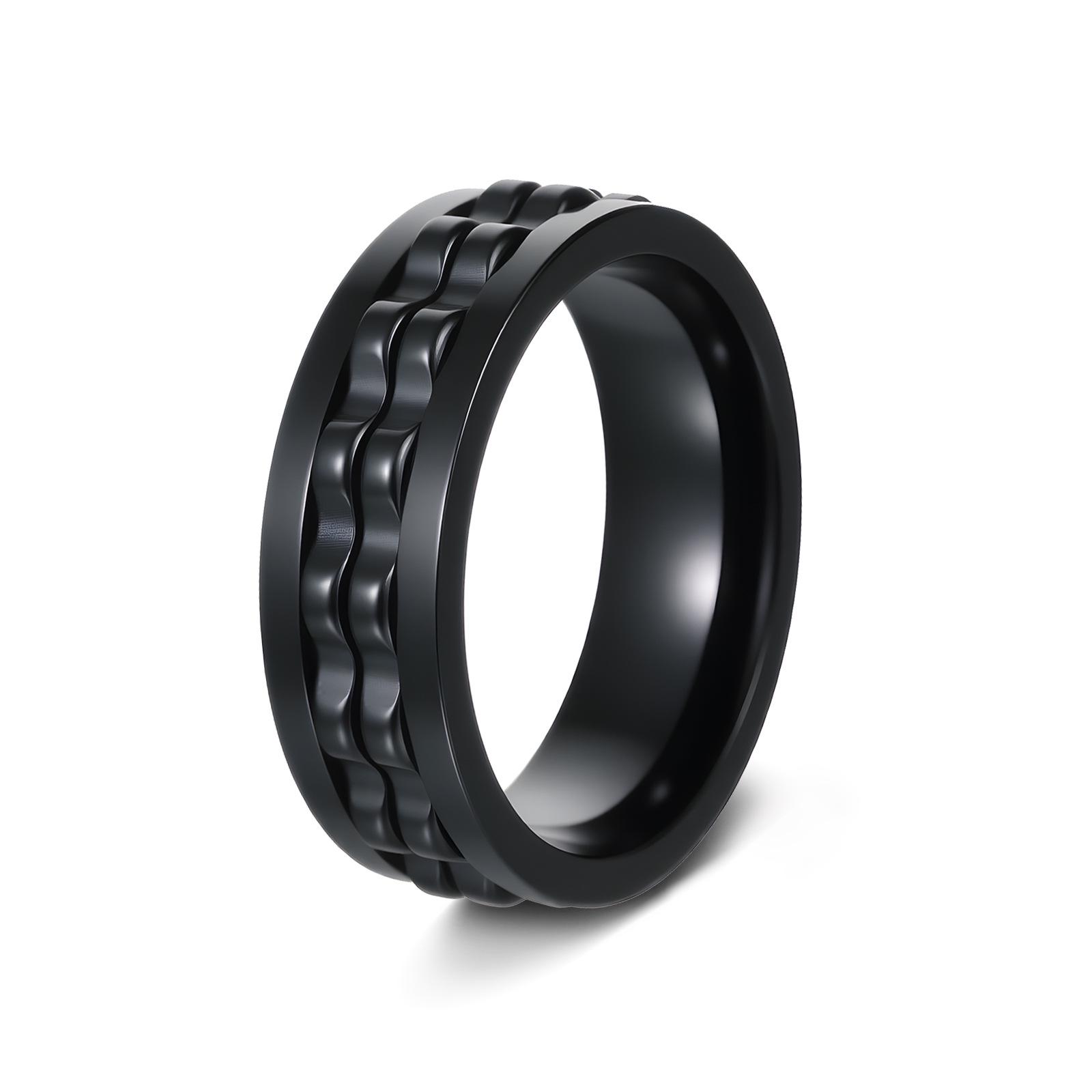 Men s Punk Style Rotating Steel Gear Ring with Diamond, 6/8mm number 8
Men s Punk Style Rotating Steel Gear Ring with Diamond, 6/8mm number 8