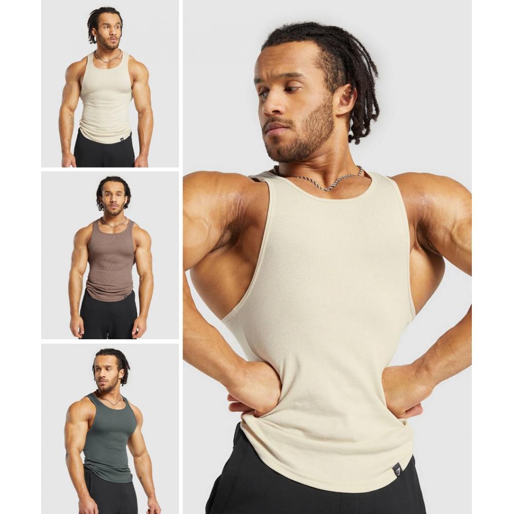 GYMSHARK Рубчатая майка, 3 шт., экрю, белый мокко, лиловый, сланцево-бирюзовый A5A2E WCD1
GYMSHARK Рубчатая майка, 3 шт., экрю, белый мокко, лиловый, сланцево-бирюзовый A5A2E WCD1