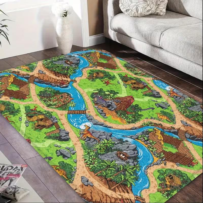 Dinosaur World Adventure Game Mat Living Room Bedroom Decoration Floor Mat Game Area Fun Floor Mat Floor Decorative Floor Mat 40X60cm
Dinosaur World Adventure Game Mat Living Room Bedroom Decoration Floor Mat Game Area Fun Floor Mat Floor Decorative Floor Mat 40X60cm