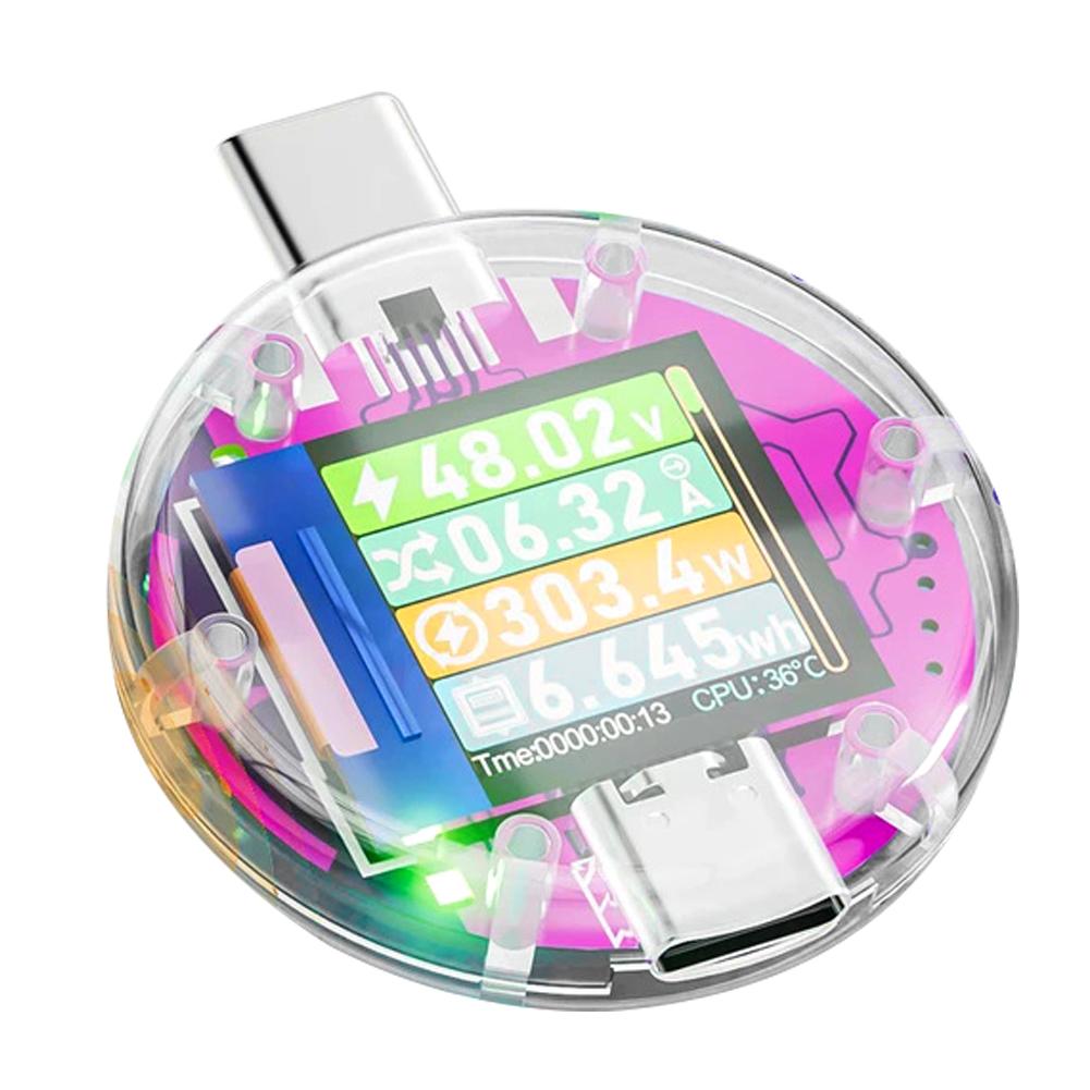 Вимірювальний PD-тестер високої напруги 48 В з G-сенсором, поворотним екраном, сенсорною кнопкою керування, батареєю чорний
Вимірювальний PD-тестер високої напруги 48 В з G-сенсором, поворотним екраном, сенсорною кнопкою керування, батареєю чорний