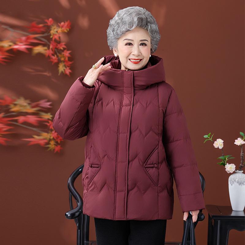 Women s Hooded Short Down Jacket for Middle-Aged & Elderly - Thick, Warm Winter Coat 4XL (135-150 kg)
Women s Hooded Short Down Jacket for Middle-Aged & Elderly - Thick, Warm Winter Coat 4XL (135-150 kg)