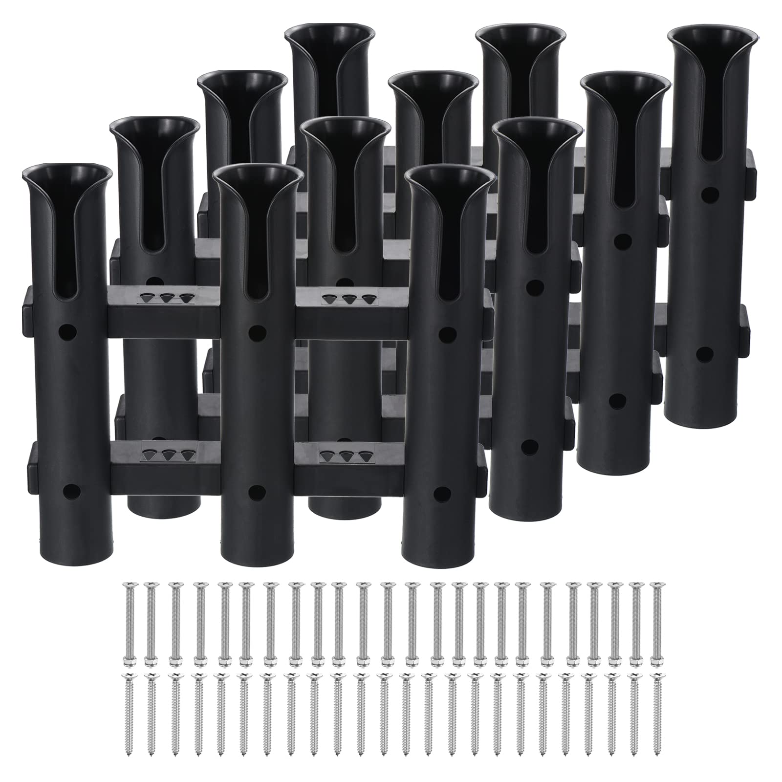 PATIKIL Fishing Rod Holder Bracket Plastic 3 Link Tube Rod Rack Mounted Fishing Rod Holder with Screws for Truck Kayak Black 4 Pieces Wall/Side чорний
PATIKIL Fishing Rod Holder Bracket Plastic 3 Link Tube Rod Rack Mounted Fishing Rod Holder with Screws for Truck Kayak Black 4 Pieces Wall/Side чорний