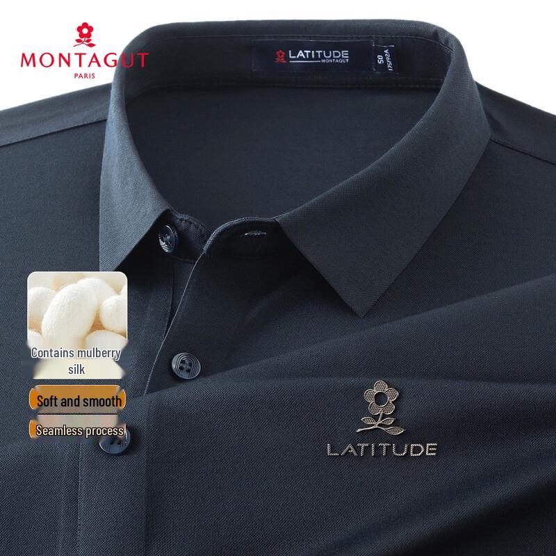 MONTAGUT Men s Silk Blend Long Sleeve Stretch Polo Shirt 56
MONTAGUT Men s Silk Blend Long Sleeve Stretch Polo Shirt 56