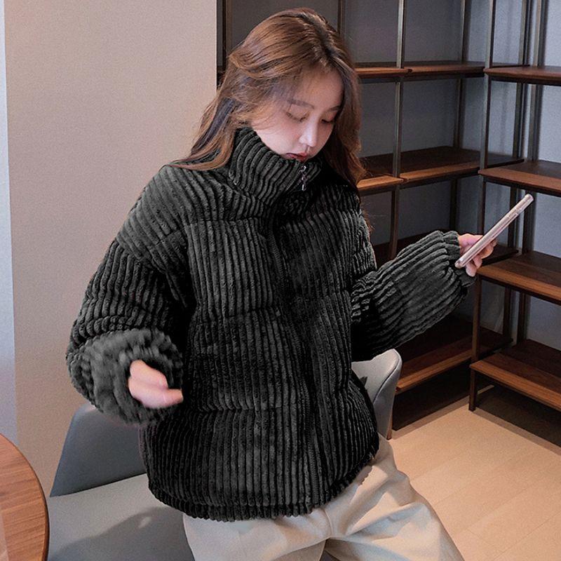 Зимняя универсальная куртка с хлопковой набивкой для женщин, свободная вельветовая куртка с хлопковой набивкой, короткое хлопковое пальто S
Зимняя универсальная куртка с хлопковой набивкой для женщин, свободная вельветовая куртка с хлопковой набивкой, короткое хлопковое пальто S