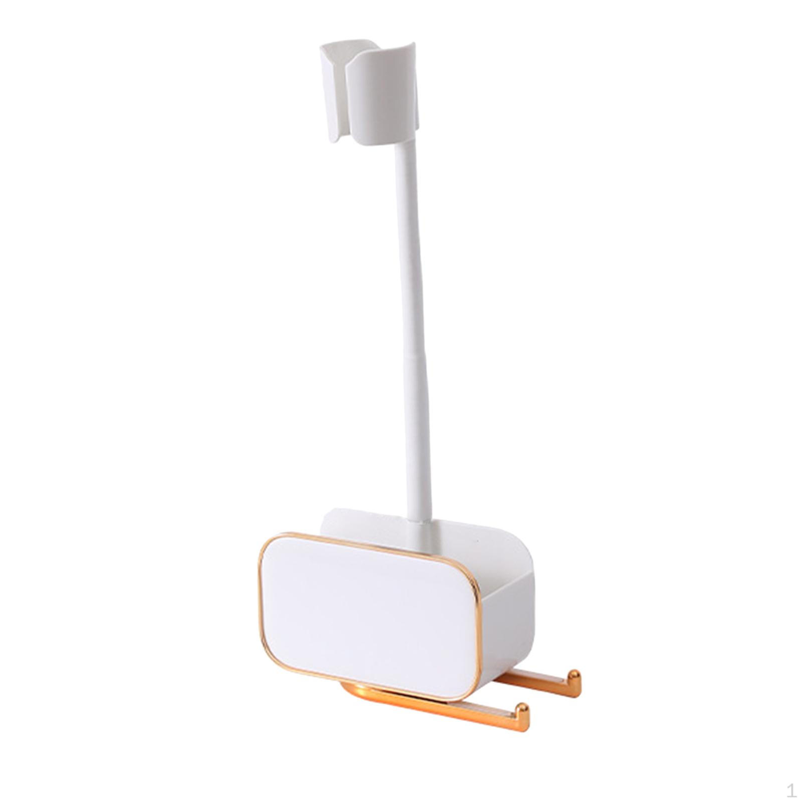 Hair Dryer Holder, 180 Degrees Rotatable Multifunctional Free Punch Organizer Storage Rack White with Rod
Hair Dryer Holder, 180 Degrees Rotatable Multifunctional Free Punch Organizer Storage Rack White with Rod