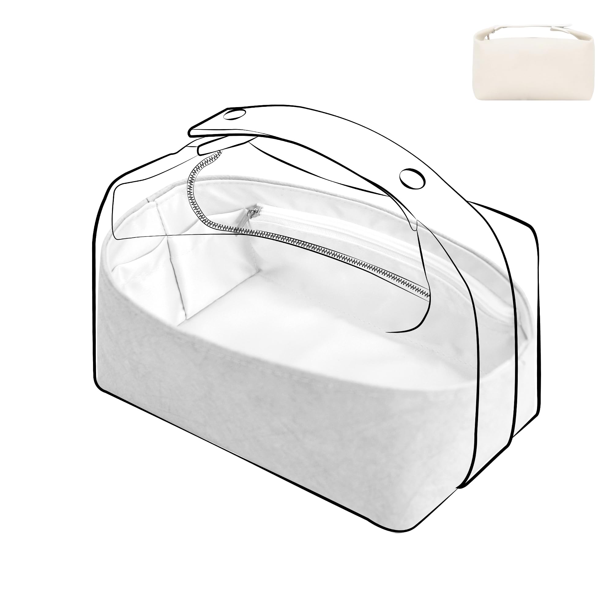 DGAZ DuPont Paper & Silk Tyvek Ultra-Thin Inner Bag for Bride A Brac, Waterproof, Ultra-Lightweight, Soft, Bag-in-Bag Organizer, Compatible with
DGAZ DuPont Paper & Silk Tyvek Ultra-Thin Inner Bag for Bride A Brac, Waterproof, Ultra-Lightweight, Soft, Bag-in-Bag Organizer, Compatible with