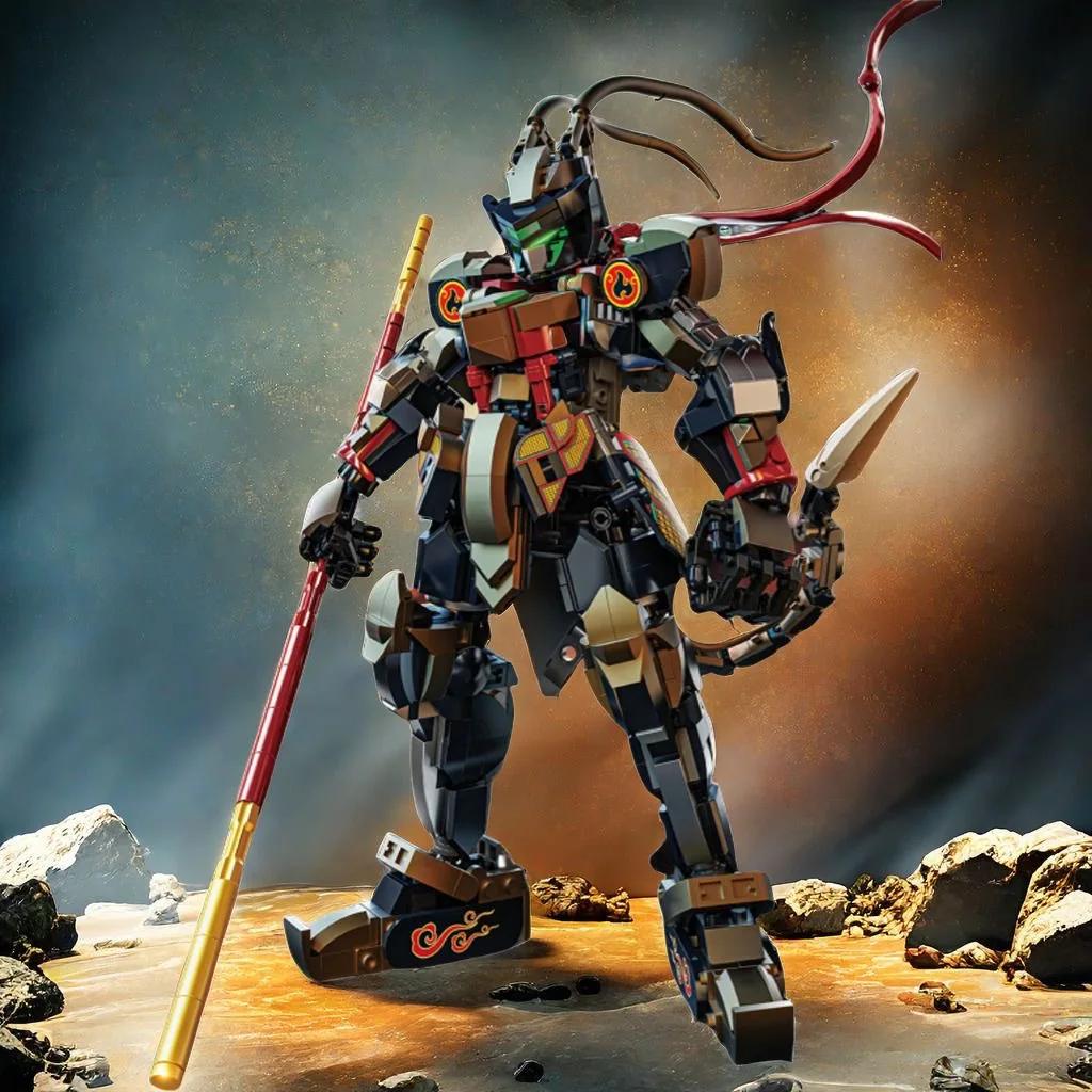 Черный Укун Строительные блоки Подвижные соединения Monkey King Mech Модель Кирпич Детские игрушки Подарок Настольное украшение Миф Игра Периферийное устройство
Черный Укун Строительные блоки Подвижные соединения Monkey King Mech Модель Кирпич Детские игрушки Подарок Настольное украшение Миф Игра Периферийное устройство