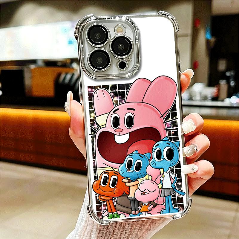 A-Amazing World G-Gumball Plating Phone Case For Iphone 16 17 Pro Max Air 16E 14 15 Plus 12 13 Mini Anti-Fall Airabag Cover iPhone 17 Pro Max
A-Amazing World G-Gumball Plating Phone Case For Iphone 16 17 Pro Max Air 16E 14 15 Plus 12 13 Mini Anti-Fall Airabag Cover iPhone 17 Pro Max