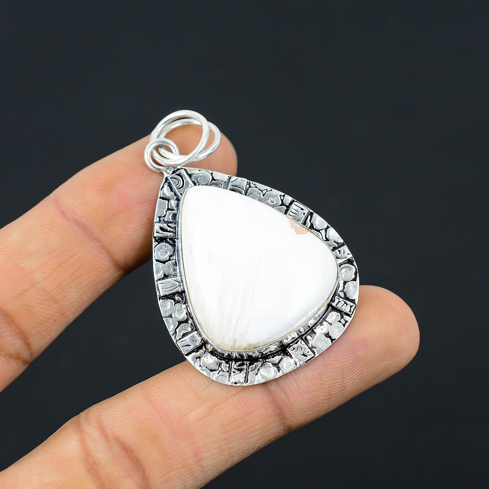Halloween Sale Natural Scolecite Crown Chakra Bezel Pendant Jewelry 925 Silver
Halloween Sale Natural Scolecite Crown Chakra Bezel Pendant Jewelry 925 Silver