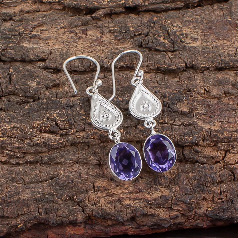 Иолит Драгоценный камень 925 Стерлинговое серебро Ювелирные изделия ручной работы Серьги 1.70 Подарок для нее EE-8-4
Иолит Драгоценный камень 925 Стерлинговое серебро Ювелирные изделия ручной работы Серьги 1.70 Подарок для нее EE-8-4