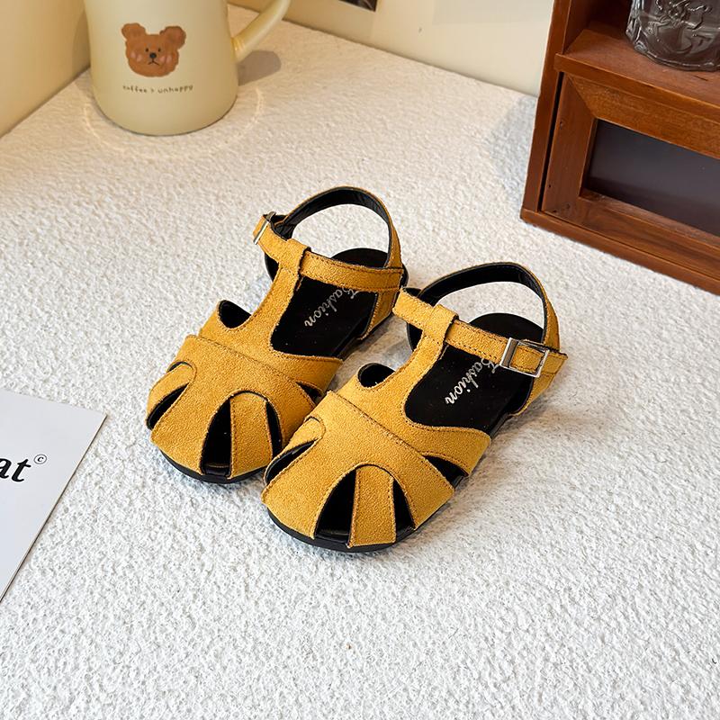 Kids Leather Cage Sandals for Girls Summer New Toddler Beach Shoes Non-slip Princess Elegant Retro Kid Garden Wedding Flats 26 жовтий
Kids Leather Cage Sandals for Girls Summer New Toddler Beach Shoes Non-slip Princess Elegant Retro Kid Garden Wedding Flats 26 жовтий