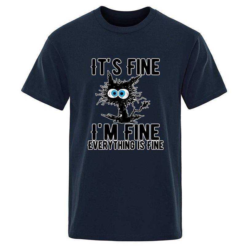 Mens High Quality Tshirt 100 Cotton Funny Cool Cat Printed Tshirt Casual Mens Short Sleeve Tshirt for Men TShirt Male Top 4XL
Mens High Quality Tshirt 100 Cotton Funny Cool Cat Printed Tshirt Casual Mens Short Sleeve Tshirt for Men TShirt Male Top 4XL