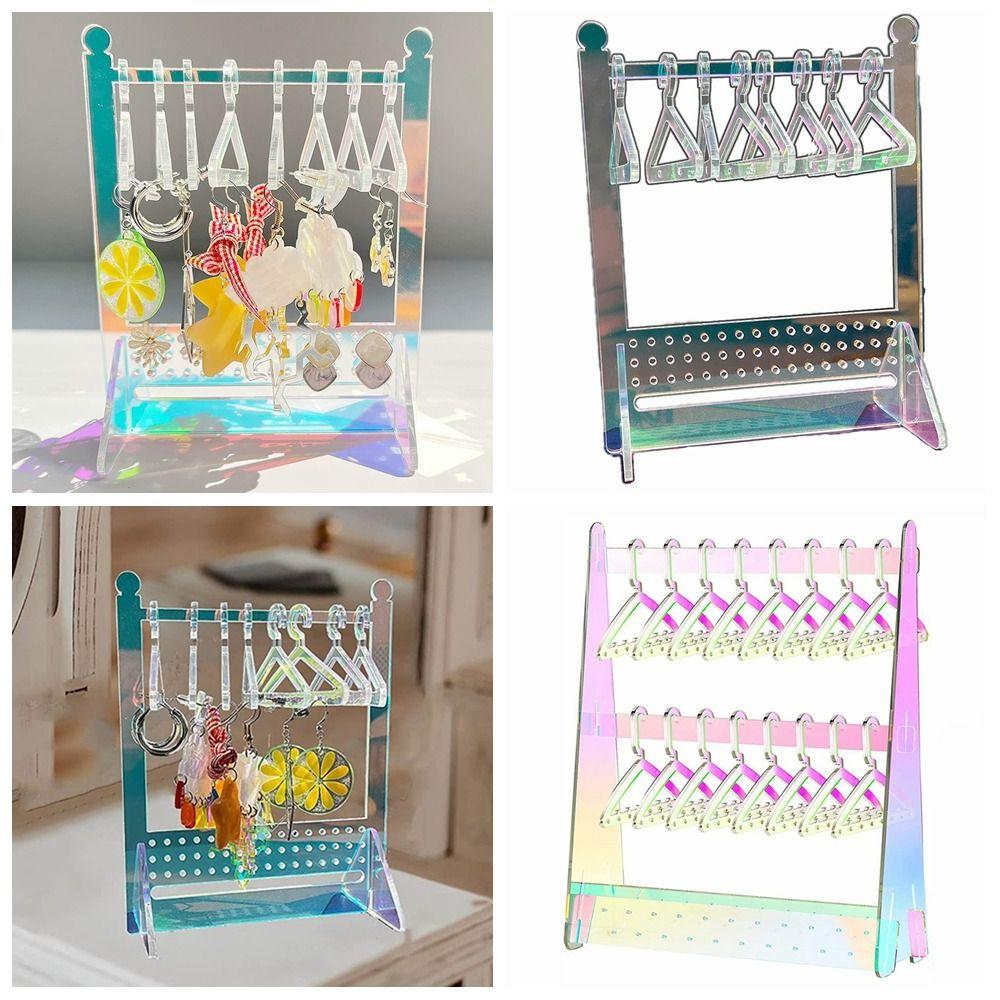Single/Double Layers Earstud Stand Organizer Acrylic Jewelry Rack Gift Earring Display Stand 1
Single/Double Layers Earstud Stand Organizer Acrylic Jewelry Rack Gift Earring Display Stand 1