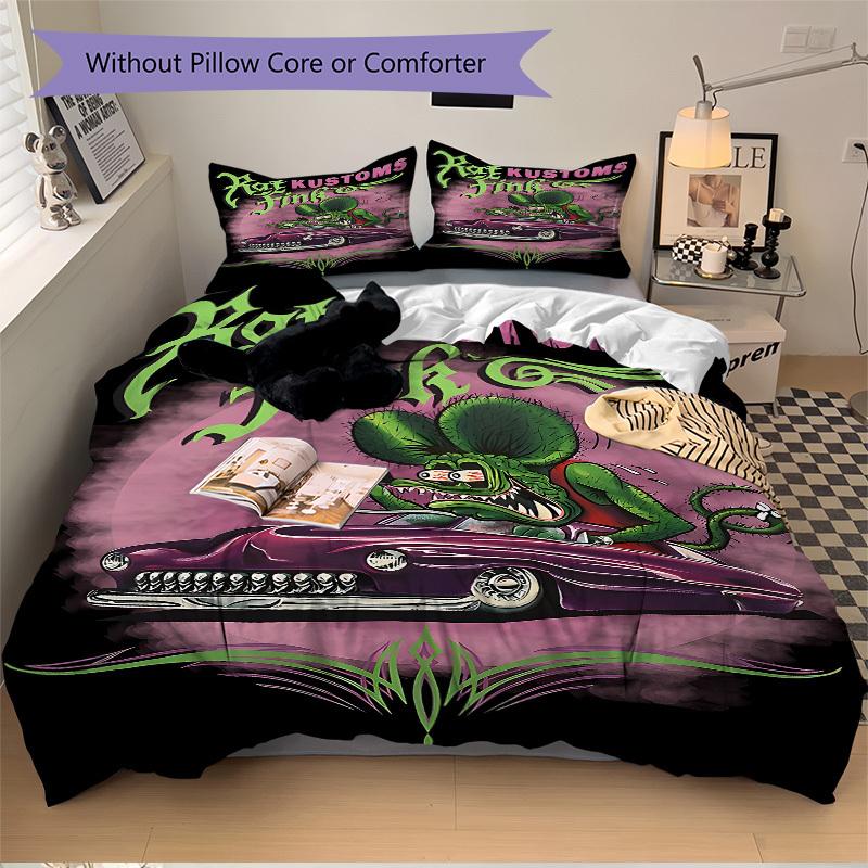Rat Kustoms Fink Car Bedding Set - 3 Piece Comforter Cover Gift for Bedroom,Includes No InsertB197 135x200cm
Rat Kustoms Fink Car Bedding Set - 3 Piece Comforter Cover Gift for Bedroom,Includes No InsertB197 135x200cm