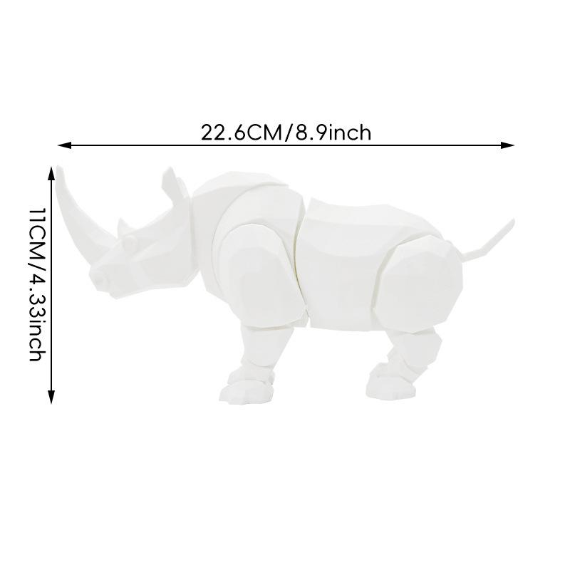 Blank Rhinoceros Children s Toys Simple Modern Creative Home Decoration Indoor Room Model Ornaments 1PC
Blank Rhinoceros Children s Toys Simple Modern Creative Home Decoration Indoor Room Model Ornaments 1PC