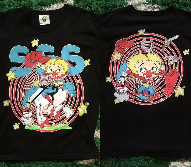 Sukamii Betty Boop 2 sided Rare Design Unisex Black T shirt Vtg NH25146 Unisex T-Shirt XXXXL
Sukamii Betty Boop 2 sided Rare Design Unisex Black T shirt Vtg NH25146 Unisex T-Shirt XXXXL