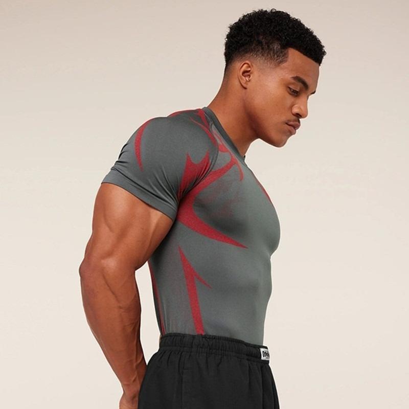 Men Sport Short Sleeve Shirt GYM Men s Muscle Fitness Sweatshirt Elastic Quick Drying for Outdoor Sports and Gym Training Top XXL сірий
Men Sport Short Sleeve Shirt GYM Men s Muscle Fitness Sweatshirt Elastic Quick Drying for Outdoor Sports and Gym Training Top XXL сірий