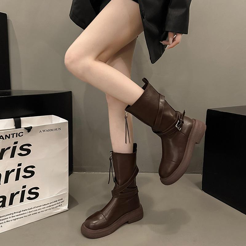 Niche design sense shows thin British style platform Martin boots women s 2025 new autumn French retro thick heel short boots 35 темно-коричневого
Niche design sense shows thin British style platform Martin boots women s 2025 new autumn French retro thick heel short boots 35 темно-коричневого