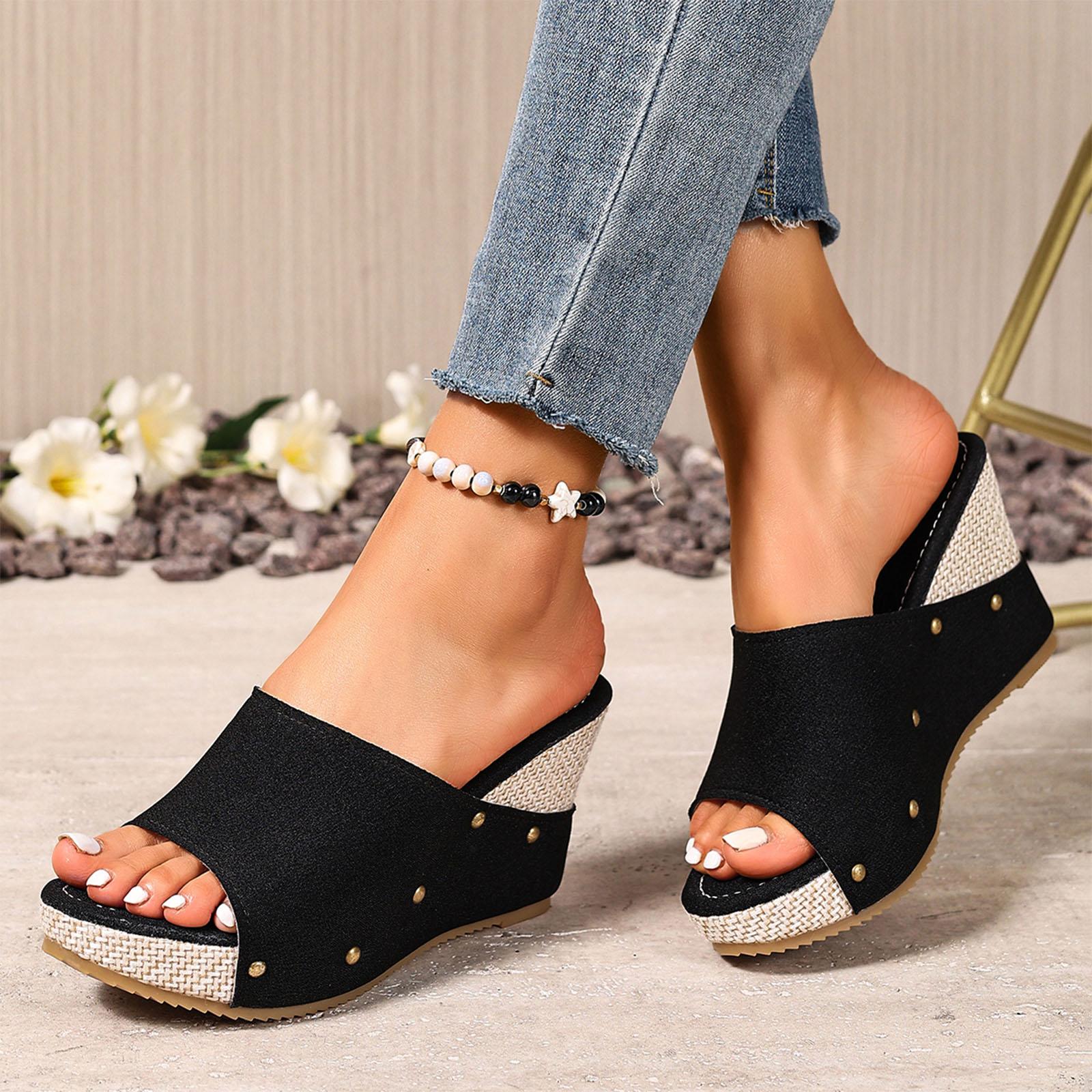 Work Wedges Sandals For Women Platform Wedge Sandals Open Toe Wedge Shoes Women Casual Dressy Summer Shoes Walking Sandalias 36
Work Wedges Sandals For Women Platform Wedge Sandals Open Toe Wedge Shoes Women Casual Dressy Summer Shoes Walking Sandalias 36